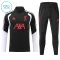 Liverpool Dětský Tréninková Souprava s Mikinou na 1/4 Zip 2026/27 Černá
