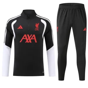 Liverpool Tréninková Souprava s Mikinou na 1/4 Zip 2026/27 Černá