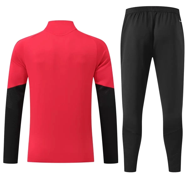 Manchester United Tréninková Souprava s Mikinou na 1/4 Zip 2026/27 Červená