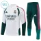 Real Madrid Dětský Tréninková Souprava s Mikinou na 1/4 Zip 2026/27 Bílá