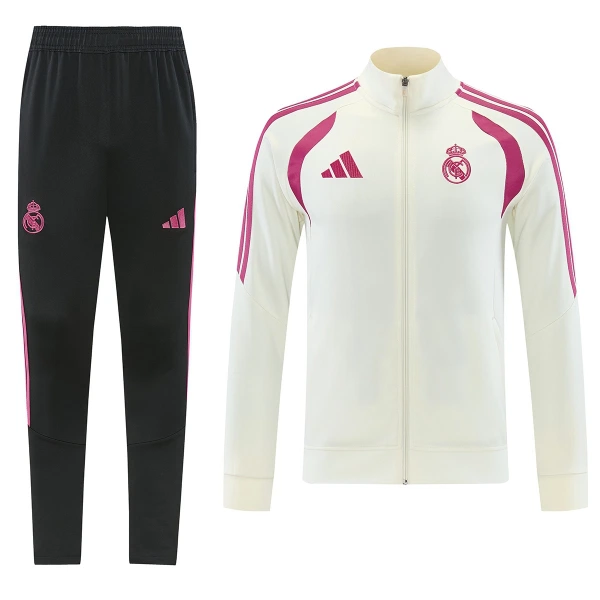 Real Madrid Tréninková Bunda Souprava 2026/27 Bílá