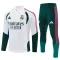 Real Madrid Tréninková Souprava s Mikinou na 1/4 Zip 2026/27 Bílá