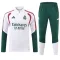Real Madrid Tréninková Souprava s Mikinou na 1/4 Zip 2026/27 Bílá