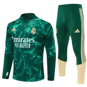 Real Madrid Tréninková Souprava s Mikinou na 1/4 Zip 2026/27 Zelená