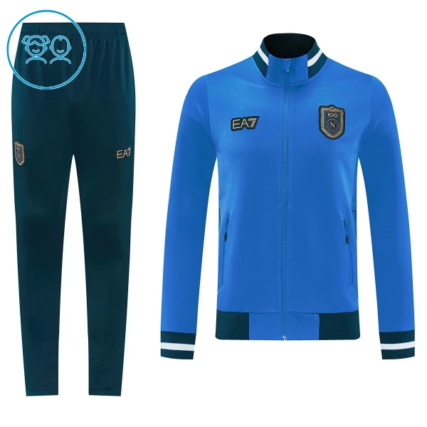 SSC Napoli Dětský Tréninková Bunda Souprava 2026/27 Modrá