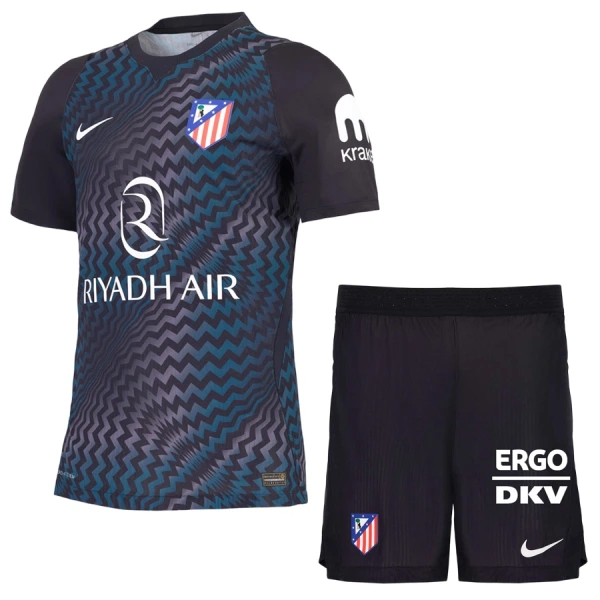 Atlético Madrid Dětský Brankářské Dres 2026/27 Černá Atlético Madrid Dětský Brankářské Dres 2026/27 Černá