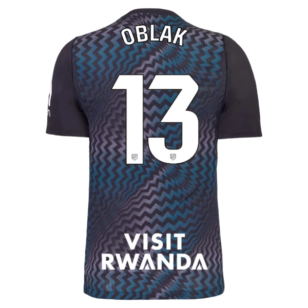 Atlético Madrid Jan Oblak 13 Brankářské Dres 2026/27 Černá Atlético Madrid Jan Oblak 13 Brankářské Dres 2026/27 Černá