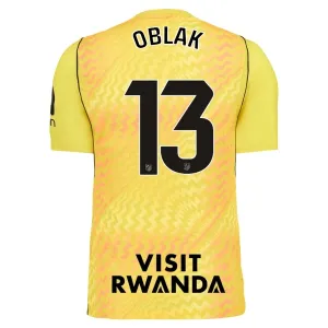 Atlético Madrid Jan Oblak 13 Brankářské Dres 2026/27 Žlutá