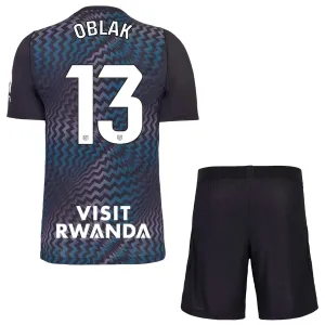 Atlético Madrid Jan Oblak 13 Dětský Brankářské Dres 2026/27 Černá