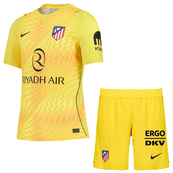 Atlético Madrid Jan Oblak 13 Dětský Brankářské Dres 2026/27 Žlutá