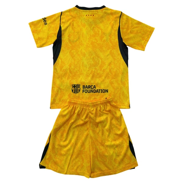 FC Barcelona Dětský Venkovní Brankářské Dres 2026/27 Žlutá