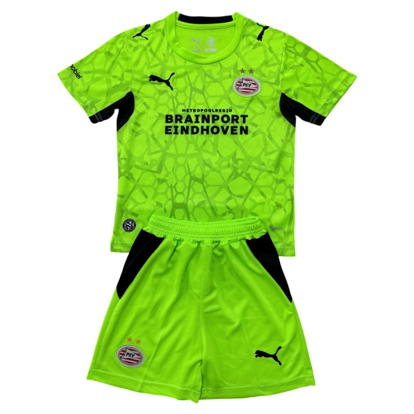 PSV Eindhoven Dětský Brankářské Dres 2026/27 Zelená PSV Eindhoven Dětský Brankářské Dres 2026/27 Zelená