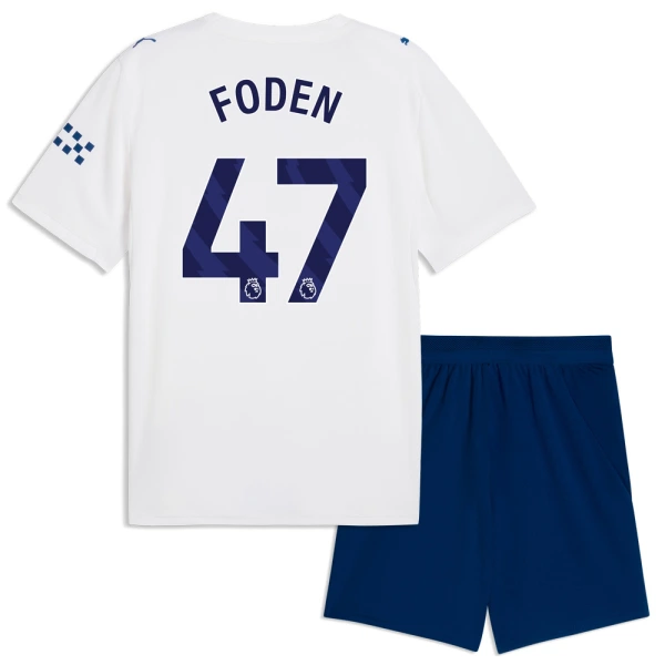Manchester City Phil Foden 47 Dětský Třetí Dres 2026/27 Manchester City Phil Foden 47 Dětský Třetí Dres 2026/27