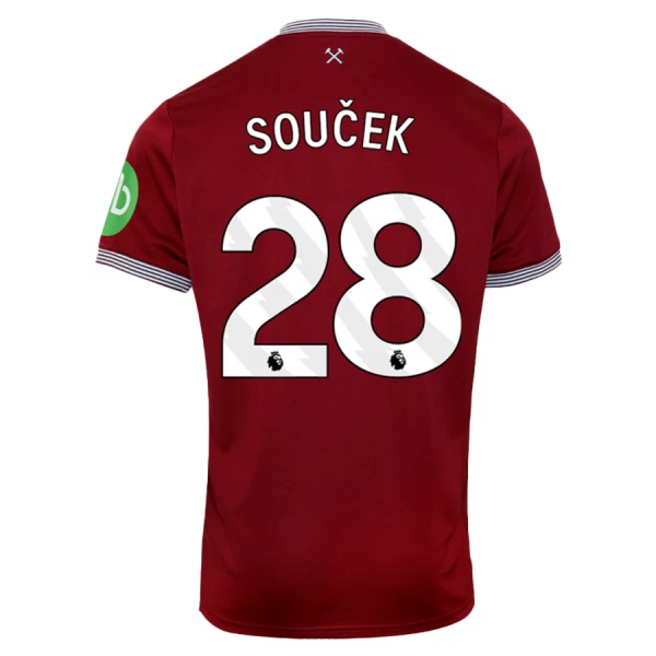 West Ham United Tomáš Souček 28 Domácí Dres 2025/26 West Ham United Tomáš Souček 28 Domácí Dres 2025/26